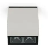 Lombardo Kura Top X2 Plafondspot Buiten 52° | Light grey | 2700 K IP65