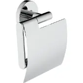 Mueller Hilton toiletrolhouder met klep chroom