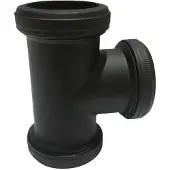 Riko UniMatch buisverbinder T-stuk 32 mm mat zwart