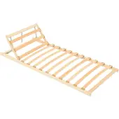 vidaXL Lattenbodem met 13 latten en verstelbaar hoofdeinde 80x200 cm