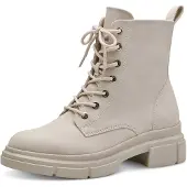 Tamaris Veterlaarsjes crème