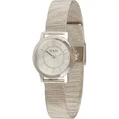 GUESS Analoog horloge zilver / wit