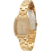 GUESS Analoog horloge 'Brilliant' goud / zilver / transparant