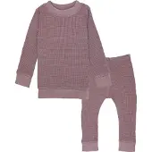 Lodger 2-delige pyjama Ciumbelle Rose Paars Jongens/Meisjes Katoen Ronde hals - maat 68