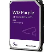 Western Digital Blue/Purple, 3 TB, 5400 omwentelingen per minuut, 64 MB, 3.5", Serial ATA III