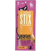 Schesir 12x Kattensnack Stix Kip 6 X 15 Gr