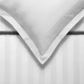 Vandyck PURITY 86 STRIPE 2-persoons (200x200/220) white