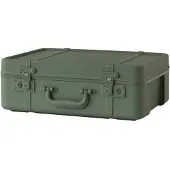 Hachiman Trunk Story S - Baked green - 29,4 W x 22,1 H x 10,9 L cm / Kunststof