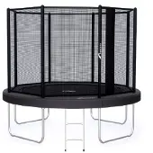 Akrobat Orbit Above The Ground Trampoline met Veiligheidsnet - 365 cm - Antraciet