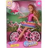 Newsun CUTE GIRL Pop 23 cm met fiets