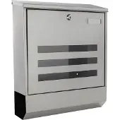 Rottner Brievenbus Mara| RVS |40x35x12cm|Krantenvak|