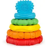 Baby einstein Stapel en Bijtspeelgoed - Stapel & Tanden - Multi - - OneSize - Bouwblokken