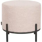 Label51 Troy poef boucle naturel 46x46x41cm