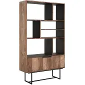 DTP Home Odeon boekenkast teakhout 120x40x210cm