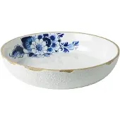 HEINEN - Blauw Bloesem - Pastabord 24cm h5cm