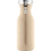 Eva Solo Waterkaraf met isolerende hoes 1 l, zachtbeige, Eva Solo