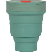 Lund London | Opvouwbare beker | Koffiebeker To-Go | Silicone | 350 ML | Mint