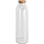 Clayre & Eef Decoratie Fles Ø 5x19 cm Transparant Glas