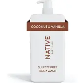 Native - Coconut & Vanilla Body Wash - Showergel &Doucegel - 1064ml