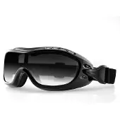 Bobster Night Hawk OTG Gloss Black/Smoke Motorbril
