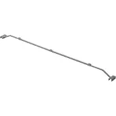 Pricenet Uitschuifbare afdekzeilbeugel - 140,5-208 cm - stevige metalen constructie - eenvoudige montage