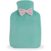 Douglas Accessoires - Warmwaterkruik met Fluwelen Hoes - Muntgroen Verzorgingsaccessoires 1000 ml