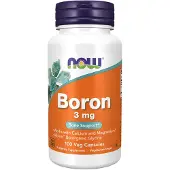 NOW,NOW Foods,NOW,NOW Foods Boron 3mg 100v-caps