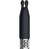 Royal Gems - Oplaadbare siliconen Bullet- Zwart