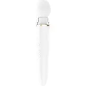 Satisfyer Double Wand-er - app-gestuurde massagevibrator (wit)