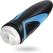 Satisfyer Men One - automatische masturbator - zuigfunctie - blauw/zwart