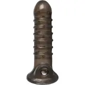 Rebel - penis sleeve - ribbels - grijs