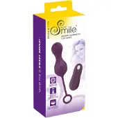 Sweet Smile SMILE RC Liefdesballen - oplaadbaar vibro-ei met afstandsbediening (paars)