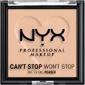Nyx Facial make-up Powder Can't Stop Won't Stop Mattifying Powder 03 Light/Medium