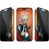 PanzerGlass Ultra-Wide Fit Apple iPhone 15 Plus Privacy Screenprotector Glas
