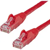 StarTech.com N6PATCH75RD - Netwerkkabel - RJ45 - 22.8 m - Rood