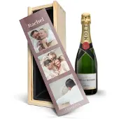 Yoursurprise Champagne in bedrukte kist - Moët & Chandon (750ml)