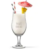 Yoursurprise Pina colada glas graveren - 4 stuks