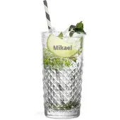 Yoursurprise Cocktailglas graveren - Mojito - 4 stuks