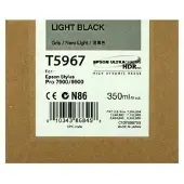 Epson T5967 inktcartridge licht zwart (origineel)