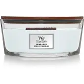 Woodwick Heartwick Flame Ellipse Geurkaars - Magnolia Birch - 50 branduren