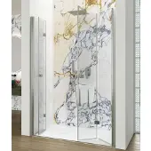 Lacus Nisdeur Albarella Saloon Inklap Deur 130x190 Cm Chroom