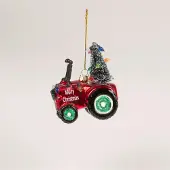 Sass & Belle Kerst tractor kerstbal - Sass & Belle