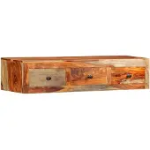 vidaXL Wandtafel 100x25x20 cm massief acaciahout