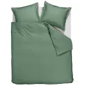 Ambiante Dekbedovertrek Satin Uni Groen Satijn-240 x 200 / 220 cm | Lits-Jumeaux