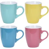 Basics Koffiemokken Set Geassorteerd 340ml 4 Eenheden