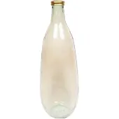 Dijk Natural Collections DKNC - Vaas Tainan - recycled glas -25x75cm - Goud
