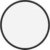vidaXL Wandspiegel rond Ø20 cm zwart