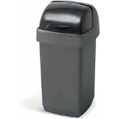 Addis Afvalbak 'Nox' - Roll Top Prullenbak - 10 liter - Antraciet