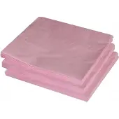 Givi Italia 25x lichtroze servetten 33 x 33 cm - Papieren wegwerp servetjes - Lichtroze versieringen/decoraties