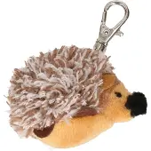 Nature Planet Egel - pluche knuffel dier - sleutelhanger - 5 cm - tuin dieren